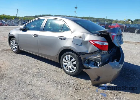 2015 Toyota Corolla Le from USA, damaged, VIN 2T1BURHE4FC349677